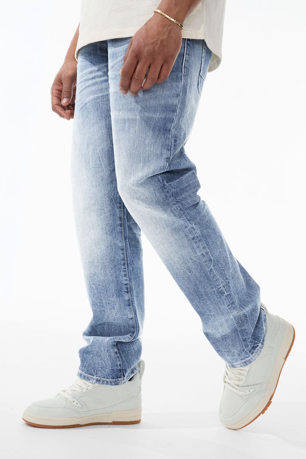 Relaxed Fit - Tsunami Denim (River Blue) - Aaron Collection