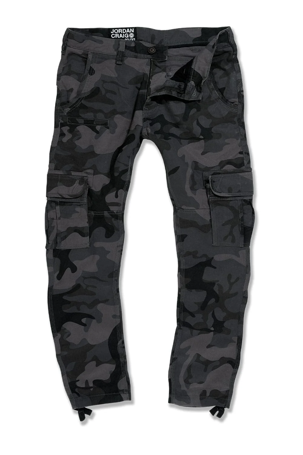Xavier - OG Camo Cargo Pants (Black Camo) - Image 2