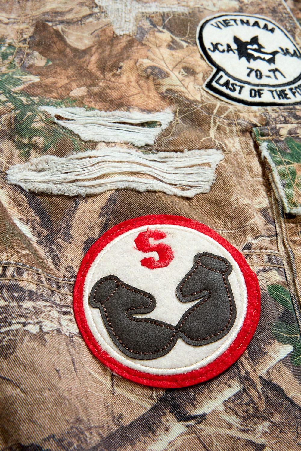 Big Men's War Angel Cargo Shorts - Image 11