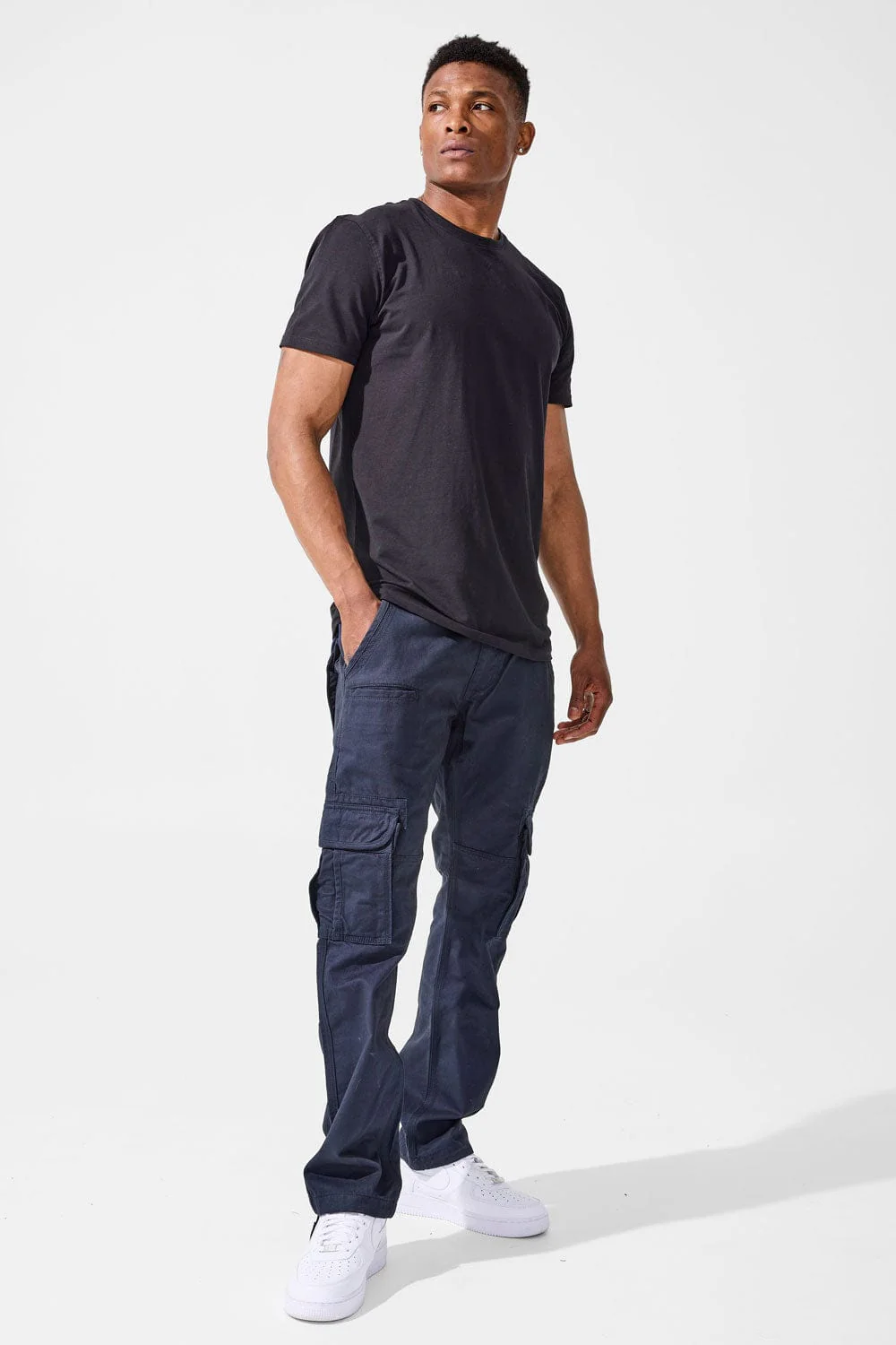 Big Men's Xavier OG Cargo Pants (Navy) - Image 3