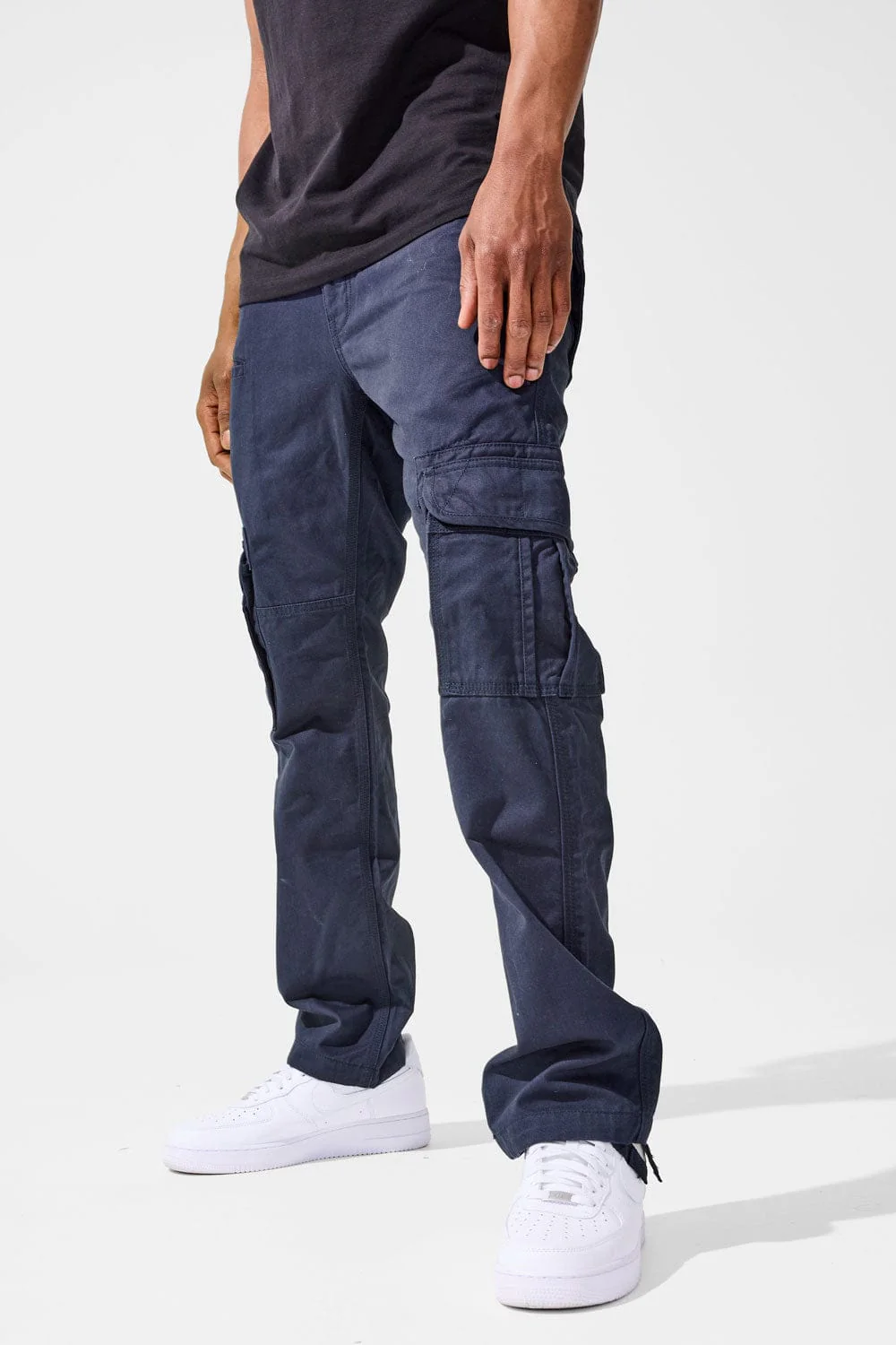 Big Men's Xavier OG Cargo Pants (Navy) - Image 4