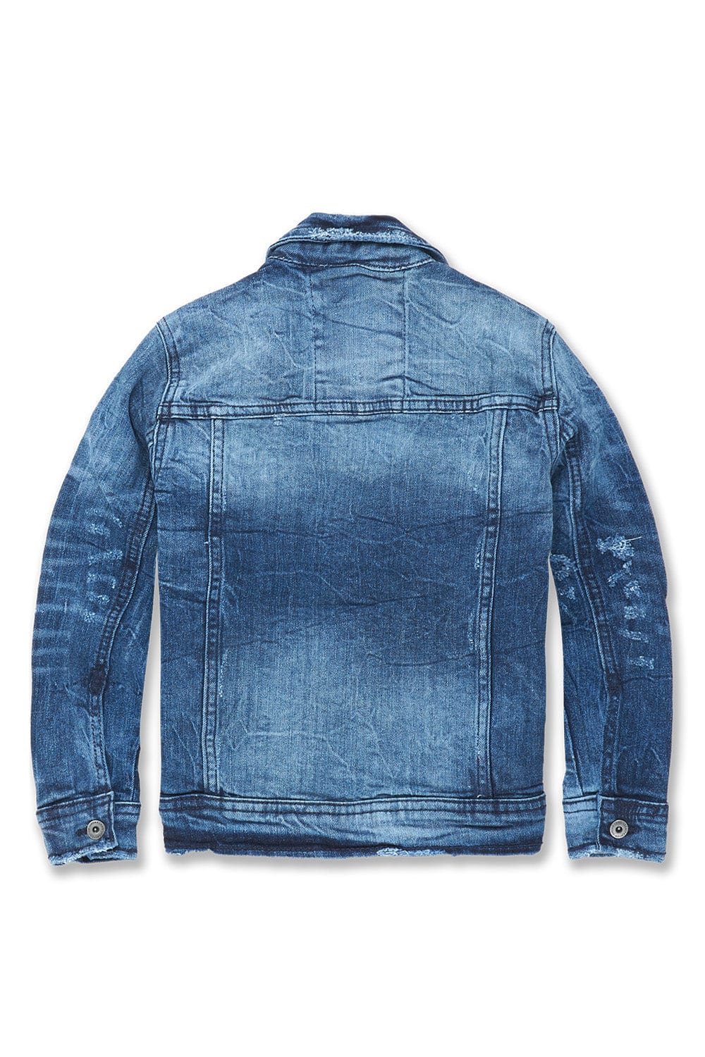 Kids Bayside Denim Trucker Jacket (Deep Blue) - Image 4