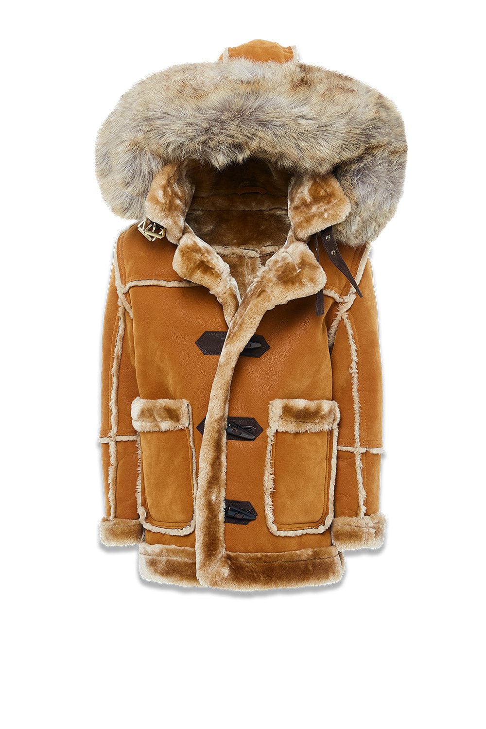 Kids Denali Shearling Jacket (Cognac) - Image 2