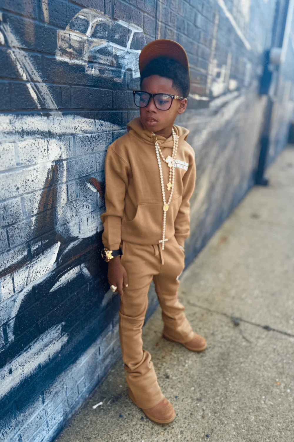 Kids Destined For Greatness Stacked Sweatpants - Image 44