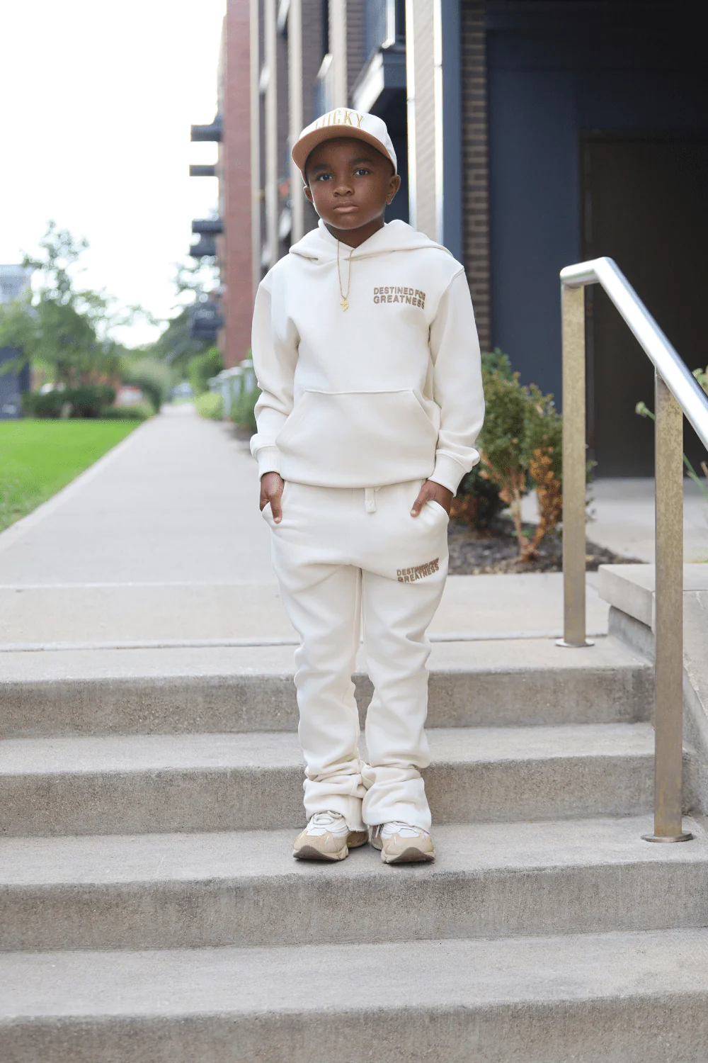 Kids Destined For Greatness Stacked Sweatpants - Image 8