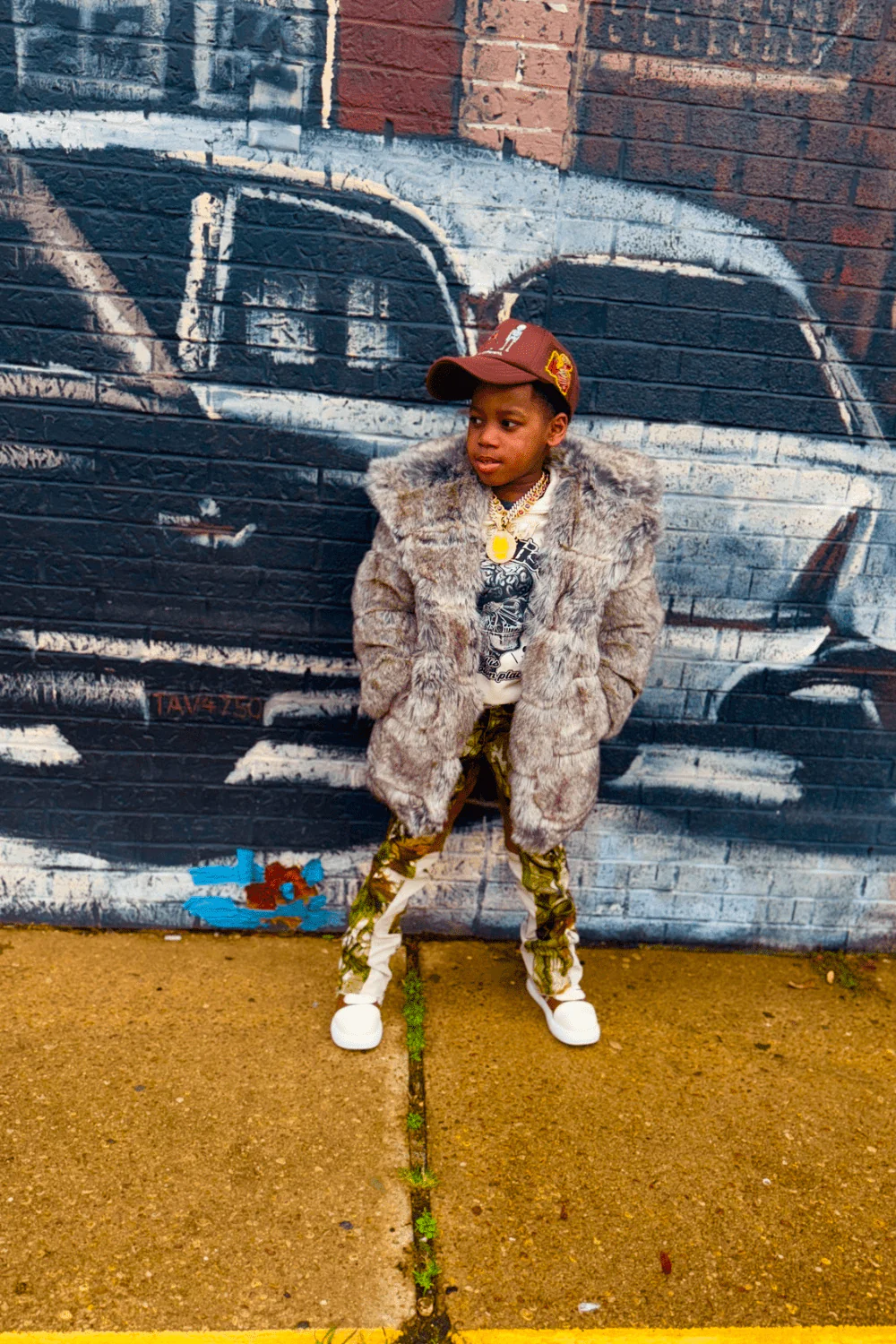 Kids Don Juan Fur Coat (Chinchilla) - Image 8