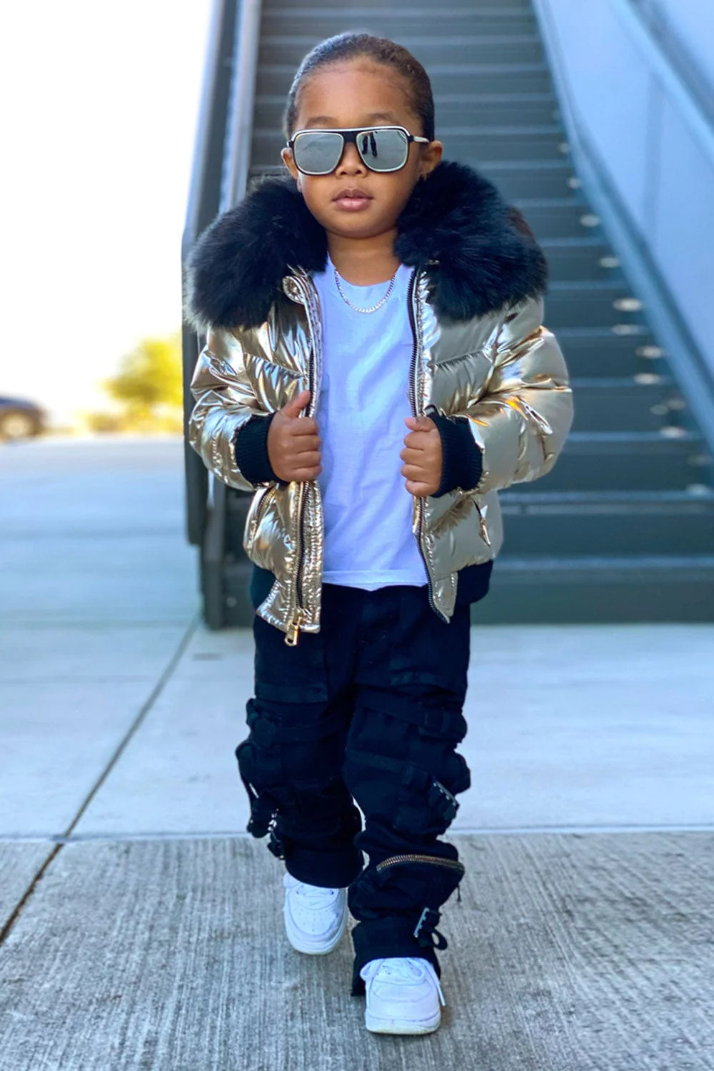 Kids Flatbush Bomber Jacket - Image 7