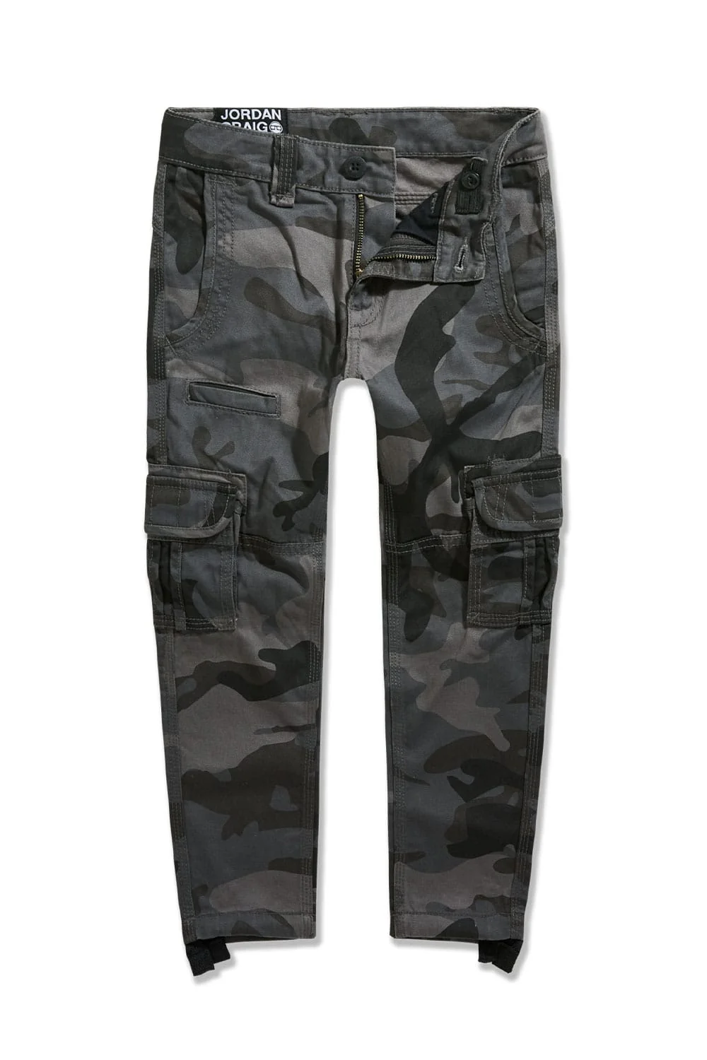 Kids OG Camo Cargo Pants (Black Camo)