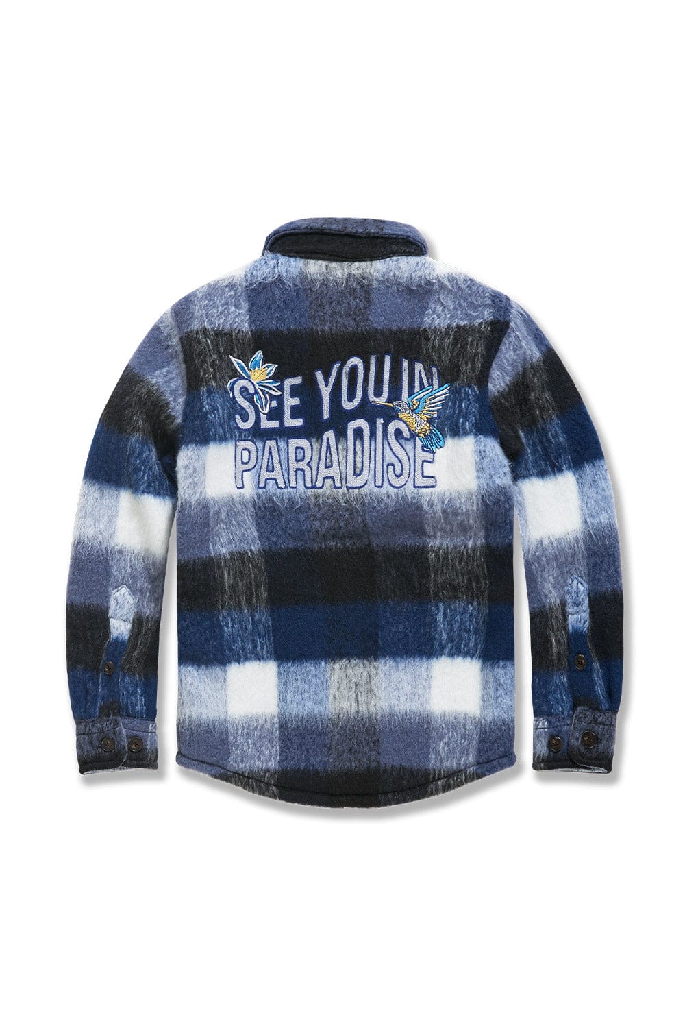 Kids Flannel Shacket (Blue) - Image 2