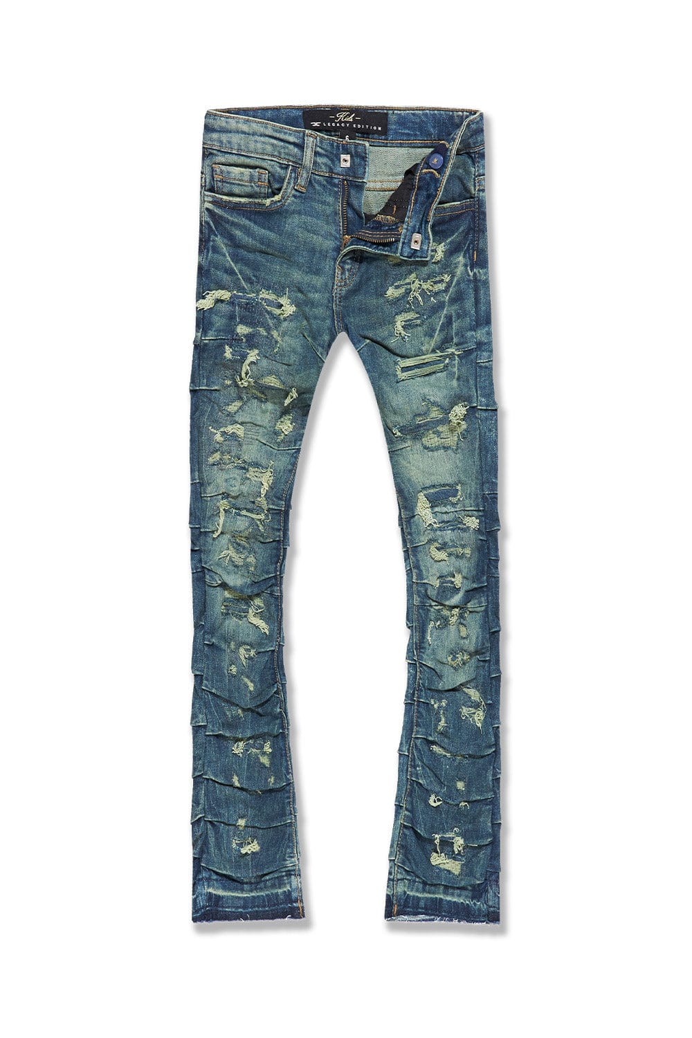 Kids Stacked Ripple Effect Denim 5 Pack #1 - Image 6