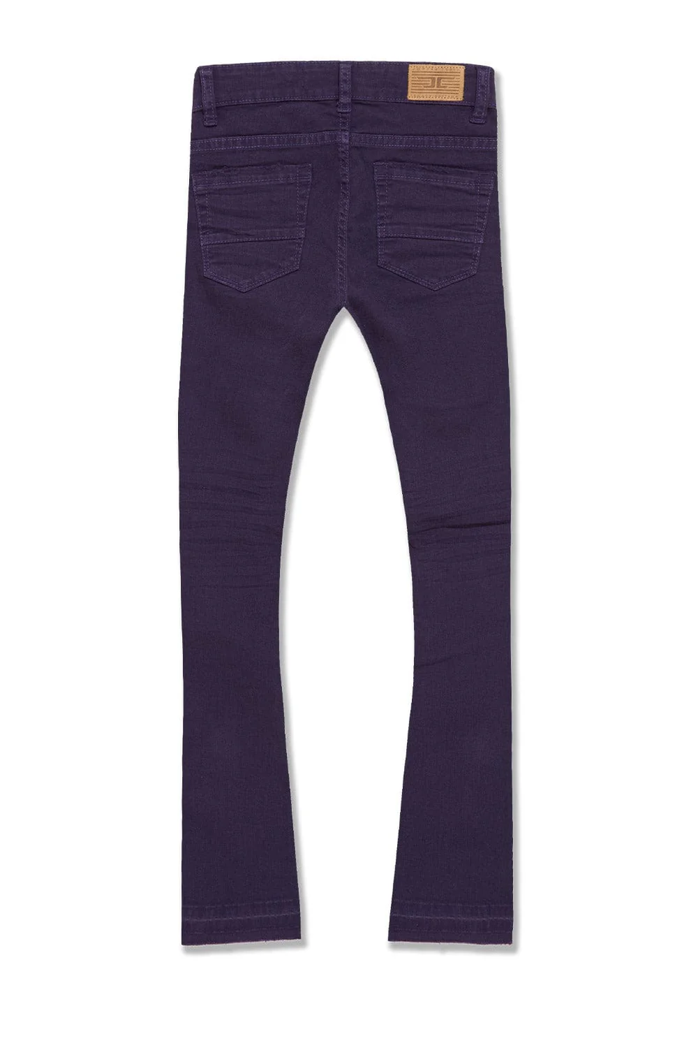 Kids Stacked Tribeca Twill Pants (Purple) - Image 2