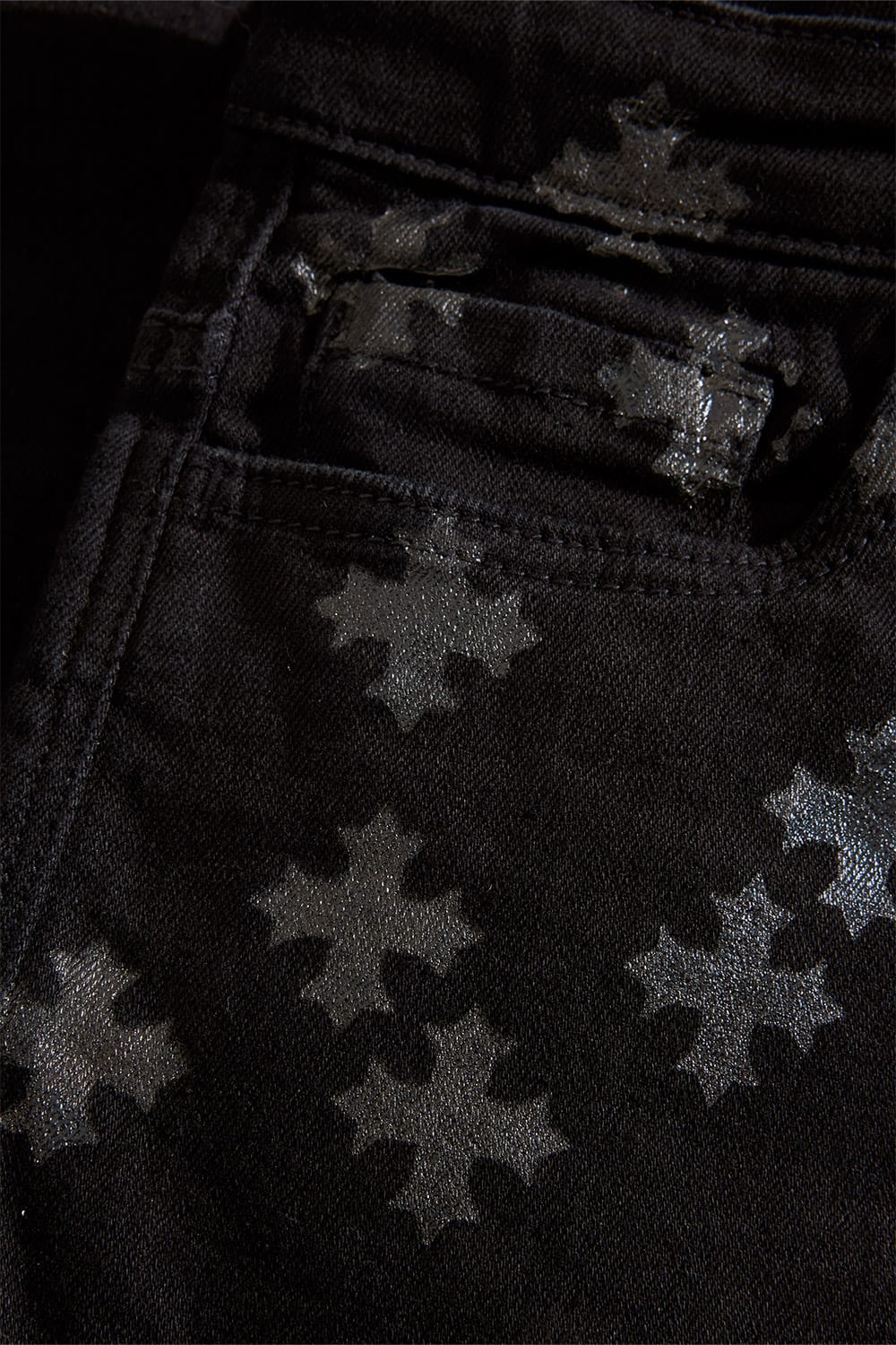 Kids Super Skinny Stacked Forbidden Fruit Denim - Image 6