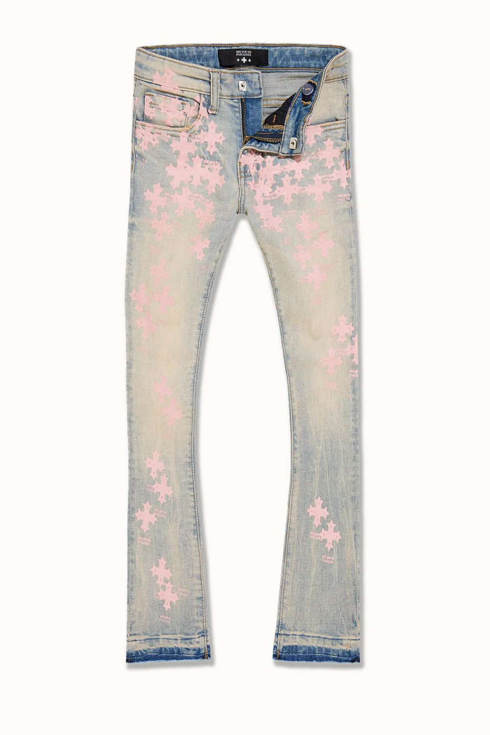 Kids Super Skinny Stacked Paradise Denim - Image 5