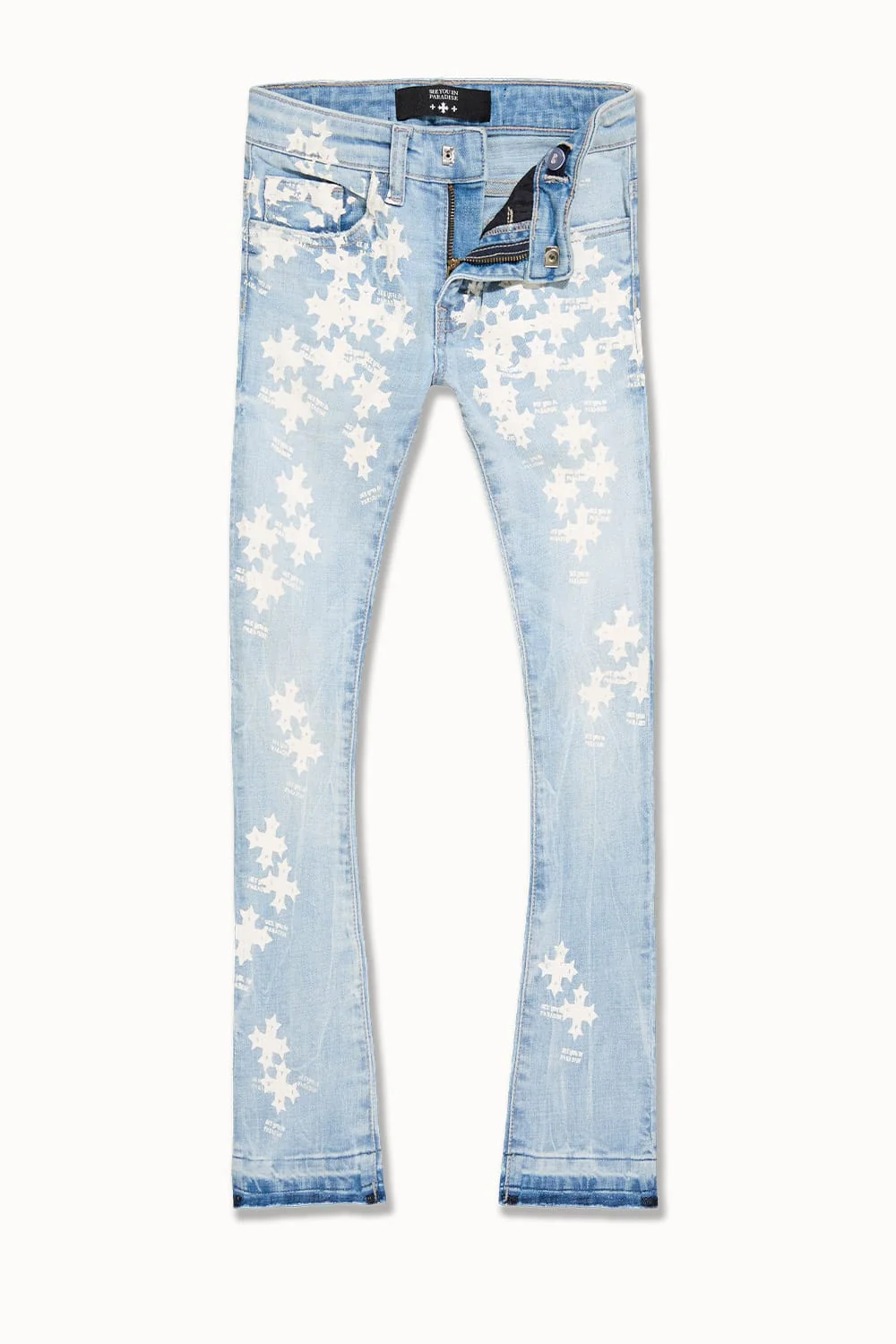 Kids Super Skinny Stacked Paradise Denim - Image 7