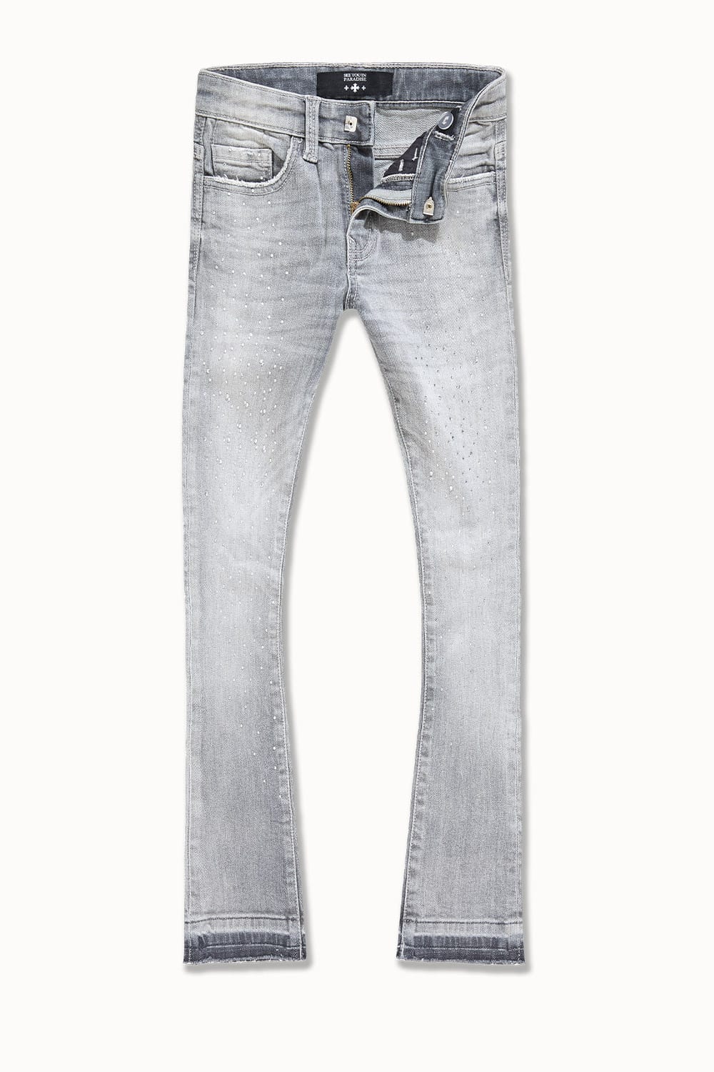 Kids Super Skinny Stacked Starry Night Denim - Image 10