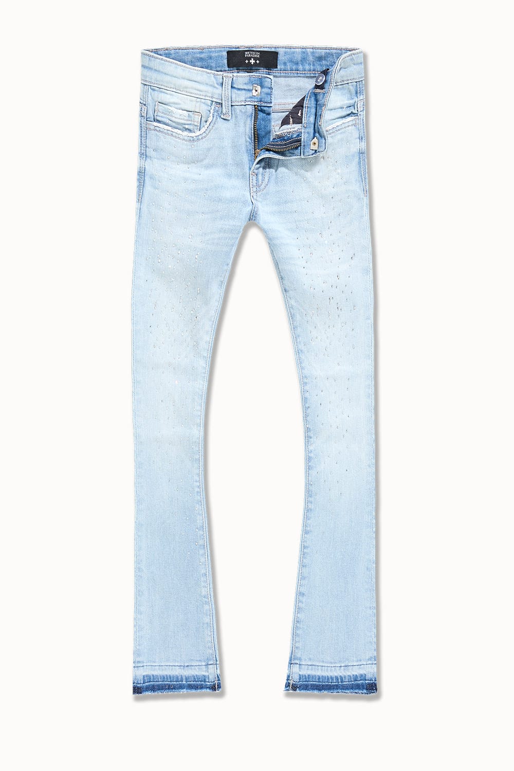 Kids Super Skinny Stacked Starry Night Denim - Image 15