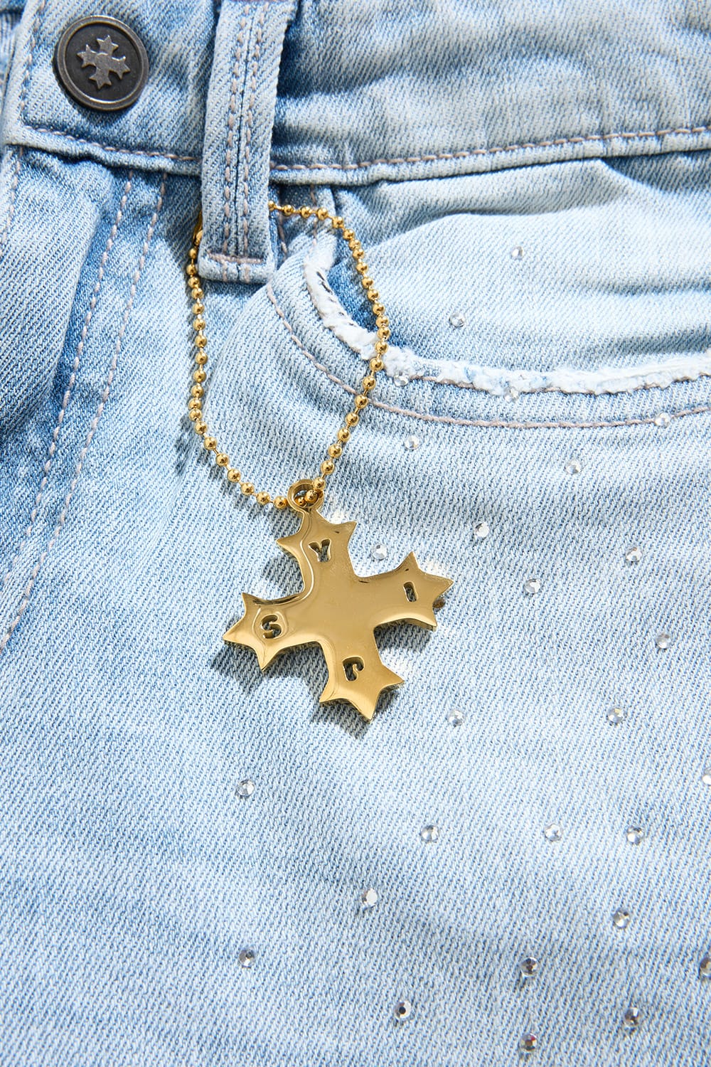 Kids Super Skinny Stacked Starry Night Denim - Image 16