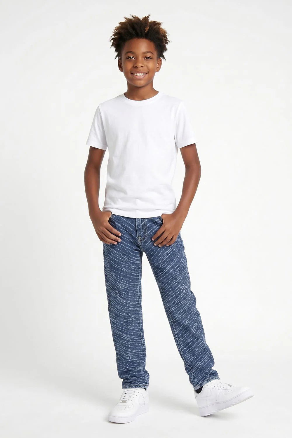 Kids Symmetrical Denim (Medium Blue) - Image 2