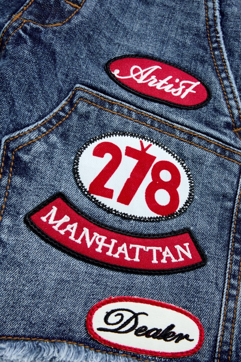 Kids The Re-Up Denim Shorts (Aged Wash) - Image 3