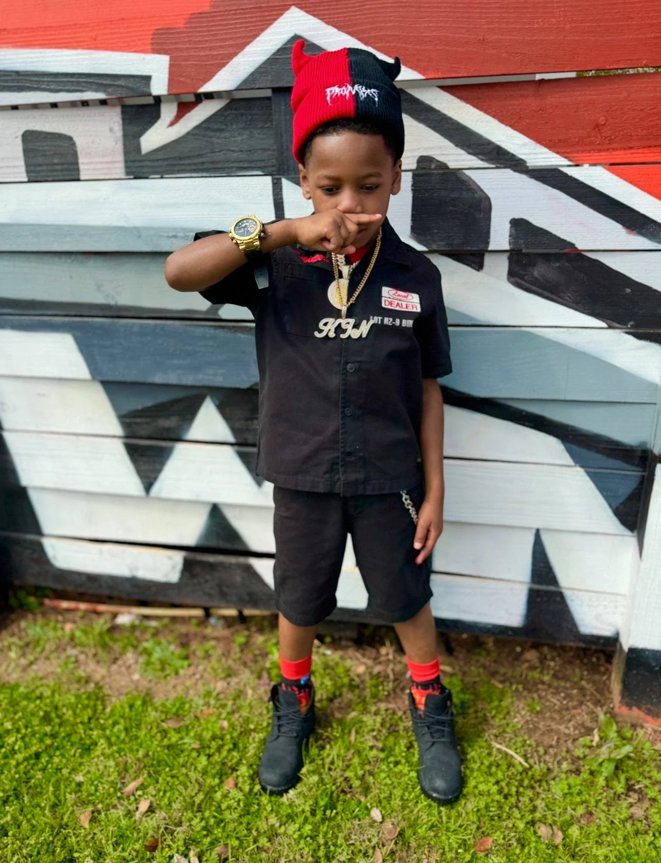 Kids The Re-Up Mechanic Shirt - Image 4