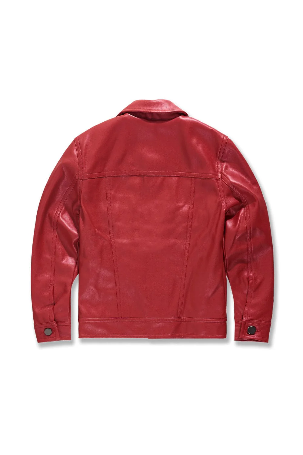 Kids Thriller Trucker Jacket (Red) - Image 8