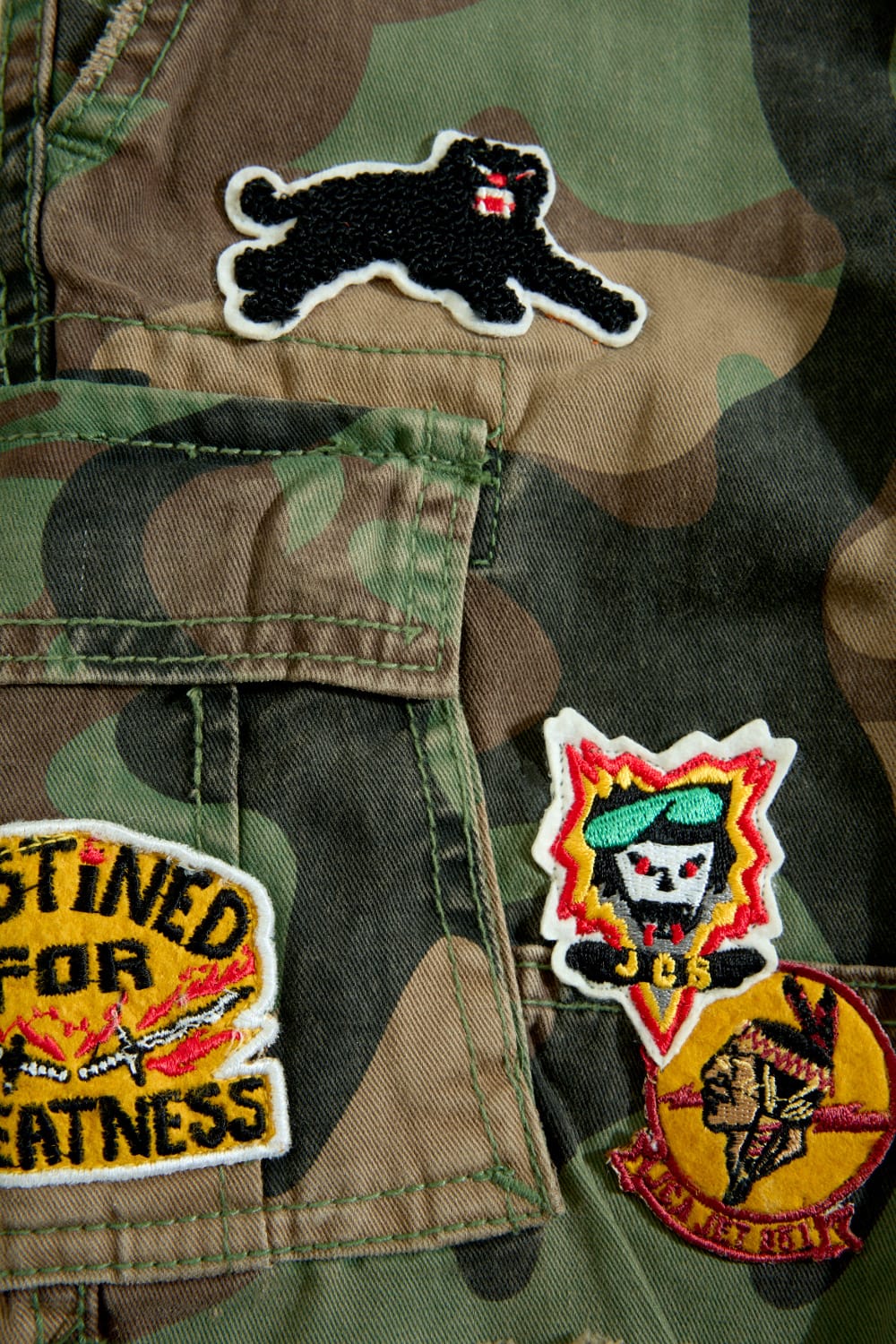 Kids War Angel Cargo Shorts (Vintage Camo) - Image 4