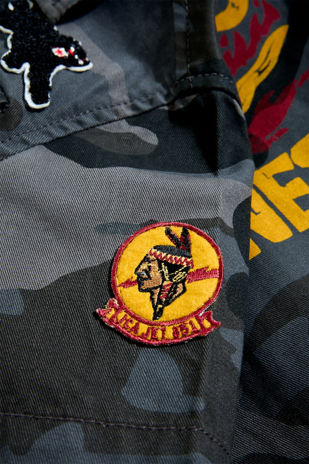 Kids War Angel Work Shirt (Black Camo) - Image 7