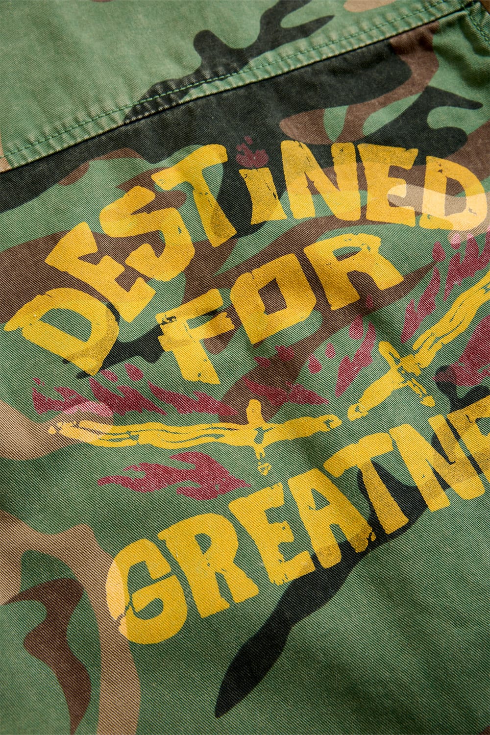 Kids War Angel Work Shirt (Vintage Camo) - Image 6