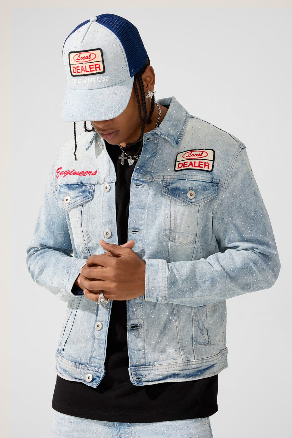 Local Dealer Trucker Jacket (Iced White)