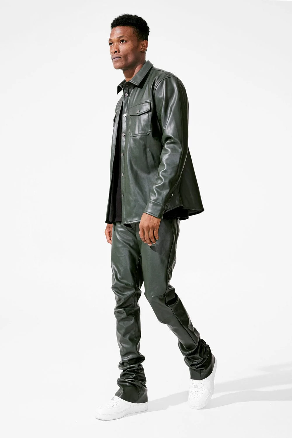 Ross Stacked - Thriller Pants (Olive) - Image 3