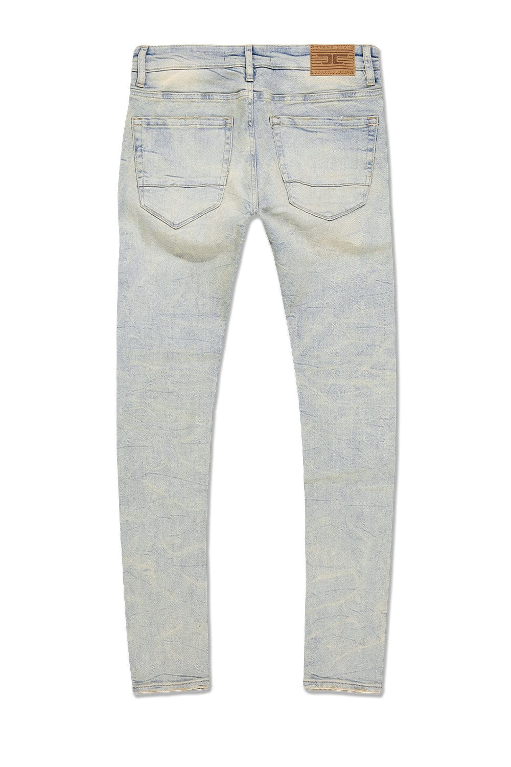 Slim Taper Fit - Alexander Pure Denim (Cream Wash) - Sean Collection - Image 3