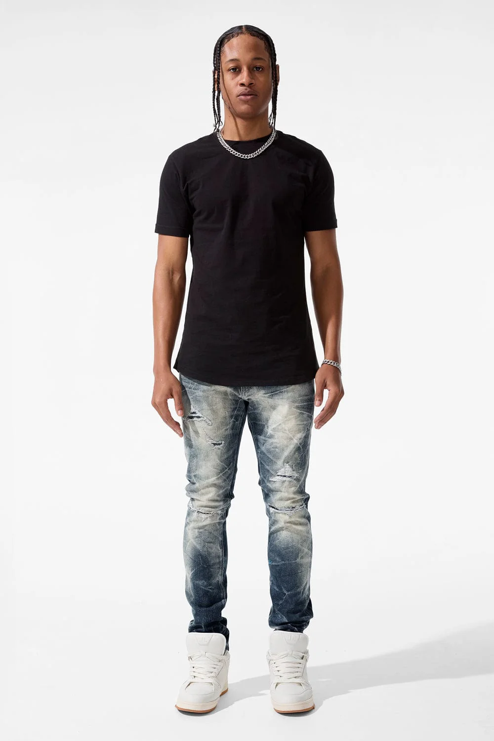 Slim Taper Fit - Driftwood Denim (Hurricane Wash) - Sean Collection - Image 3
