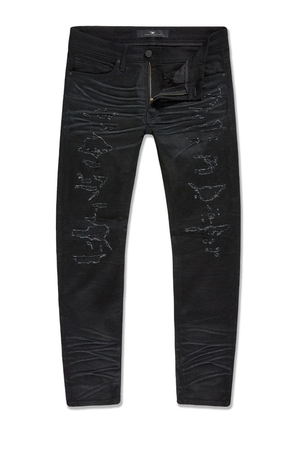 Straight Fit - Dyckman Denim (Polished Black) - Collins Collection - Image 2