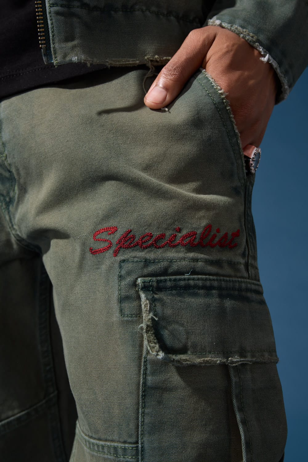 Xavier - Local Dealer Cargo Pants (Green) - Image 4