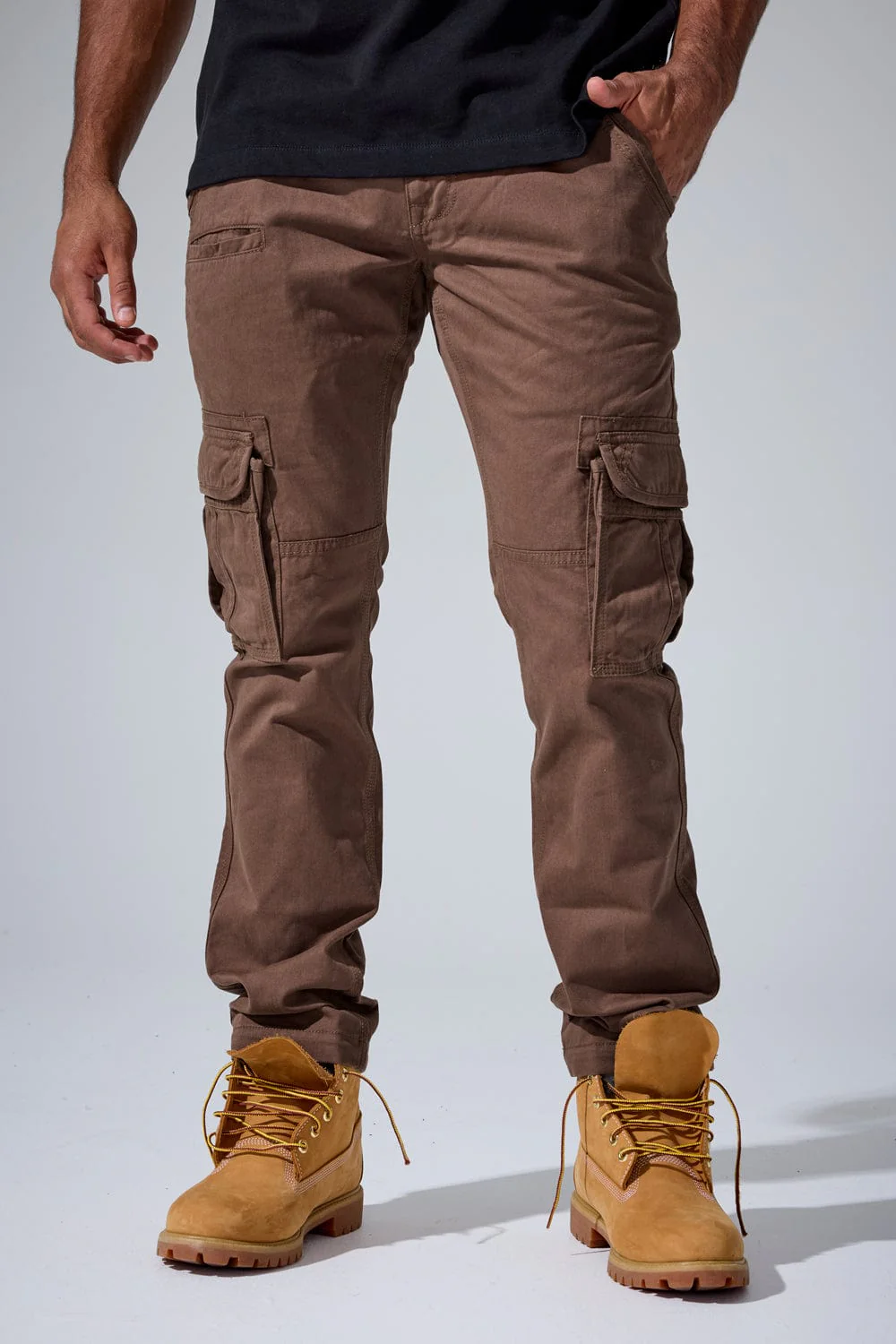 Xavier - OG Cargo Pants (Brown) - Image 3